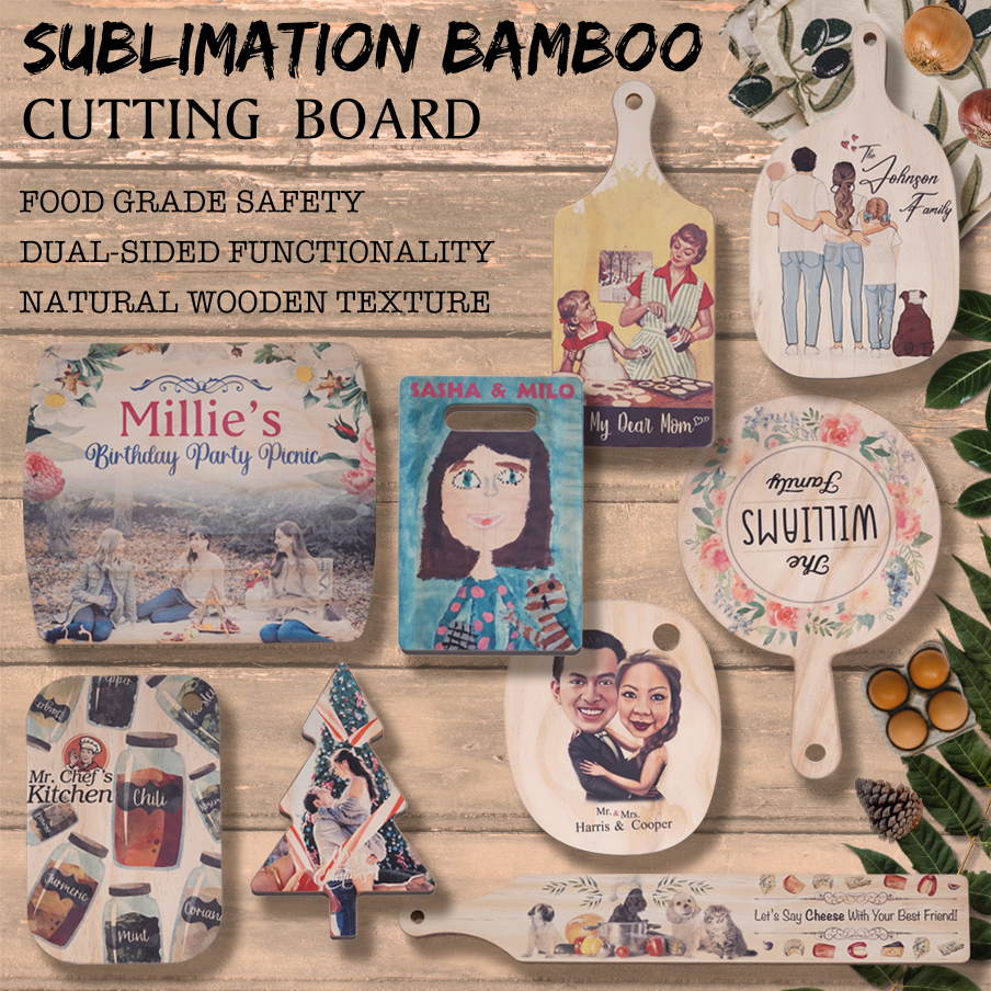 SUBLIMATION BAMBOO CUTTING BOARD
