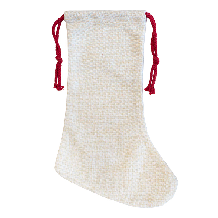 Sublimation Linen Christmas Stocking, 18*42cm