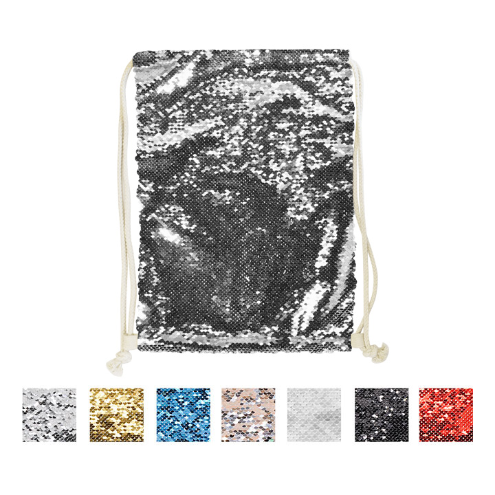 Sublimation Sequin Drawstring Bag, 33*46cm