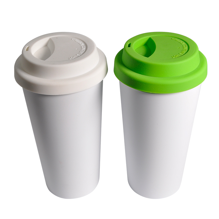 Polymer Double Wall Tumbler (with Silicone Lid)