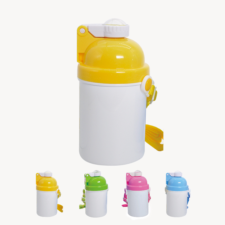 Polymer Kid Water Bottle 400ML-Cylinder Lid