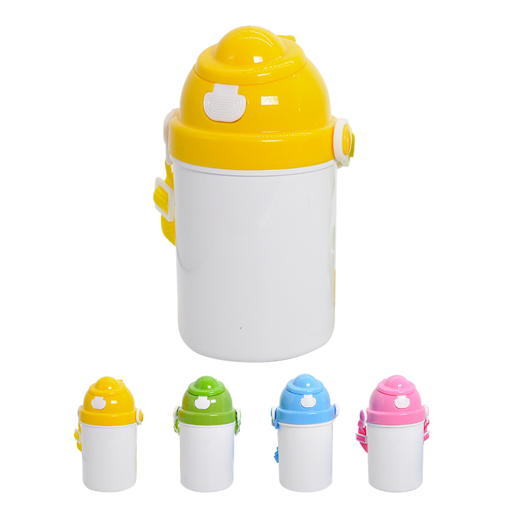 Polymer Kid Water Bottle 400ML-Semicircle Lid