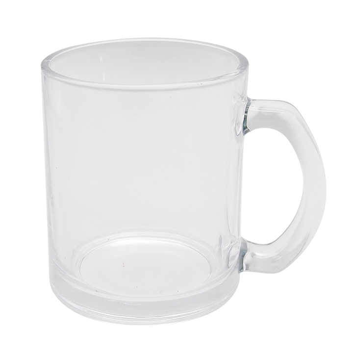 11oz Glass Mug, Clear