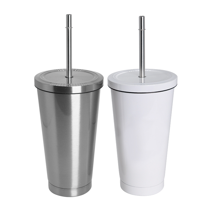 450ml Stainless Steel Straw Cup