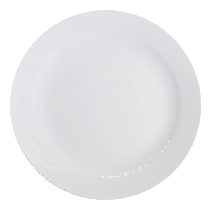 10" Polymer White Plate