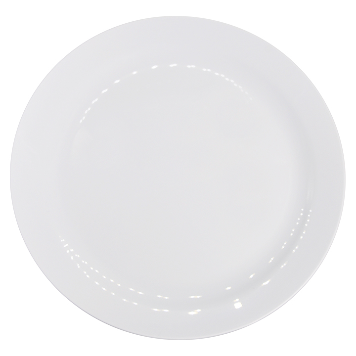 12" Polymer White Plate