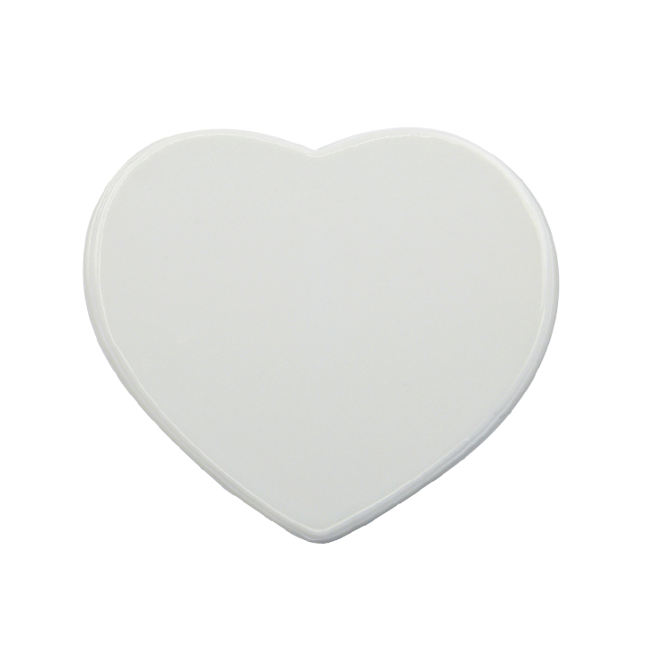 4" Heart Ceramic Tile
