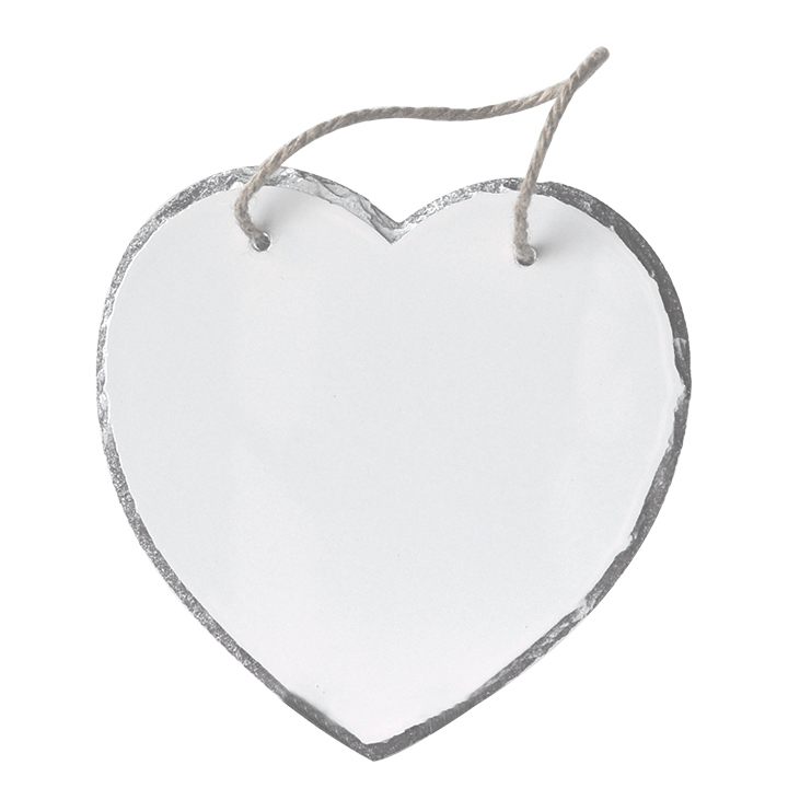 Hanging Heart Photo Slate,20*20cm