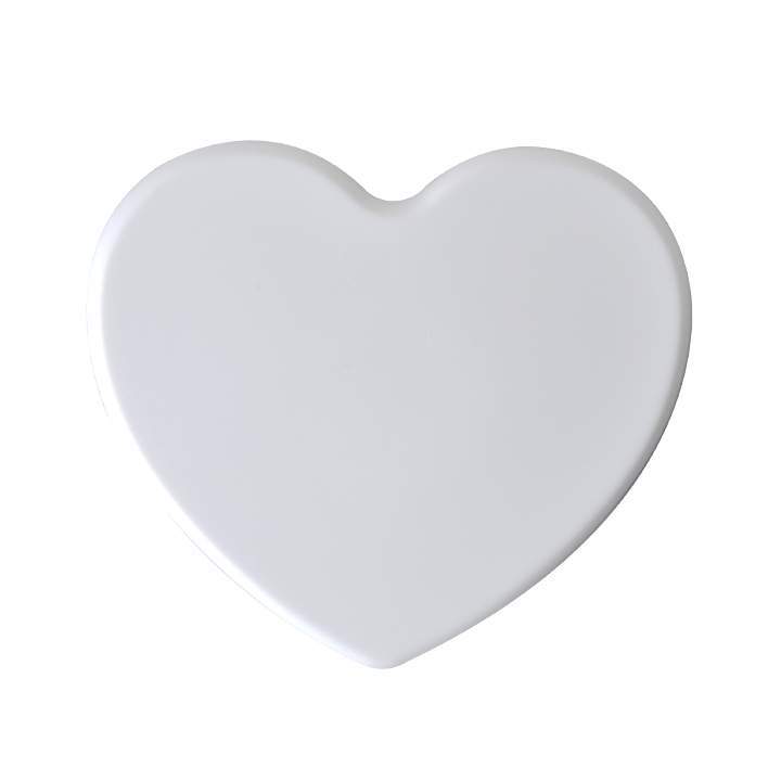 Sublimation Polymer Fridge Magnet, Heart (Curved) 6.8*6cm