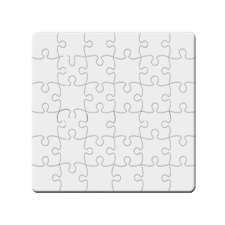 Polymer Jigsaw Puzzle Large Square (6*6pcs,19.3*19.3cm)