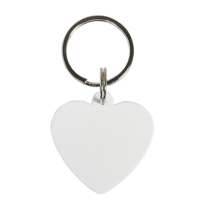 Polymer Heart Dog Tag 35*35*2mm