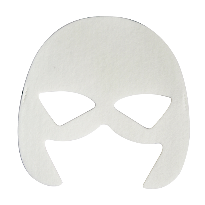 Sublimation Felt Mask, Emoji