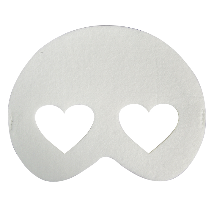 Sublimation Felt Mask, Emoji