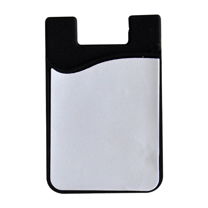 Sublimation Silicone Card Holder, Black