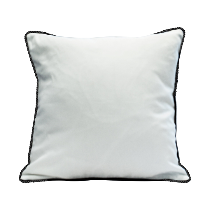 40*40cm Cushion Cover, Canvas With Black Rim