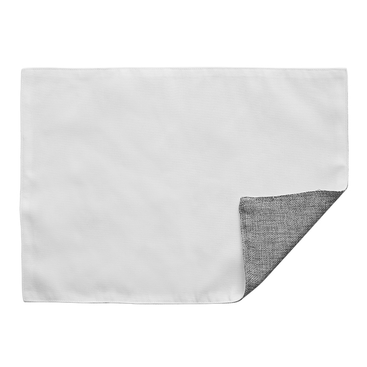 Sublimation Canvas Placemat with Grey Linen Back,30x40cm