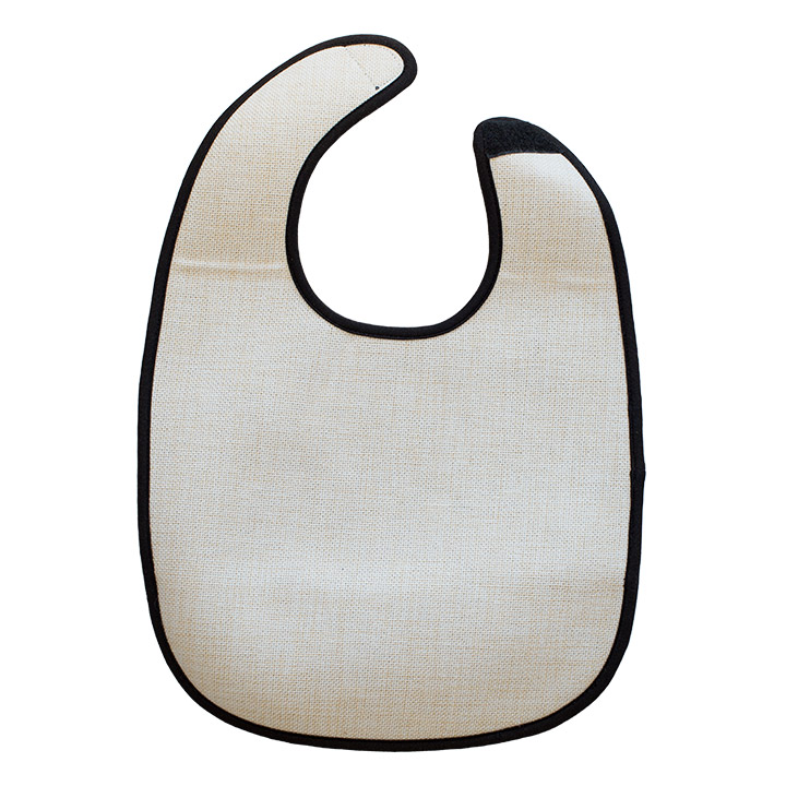 Sublimation Baby Bib with Spill Pocket(Linen & Neoprene)