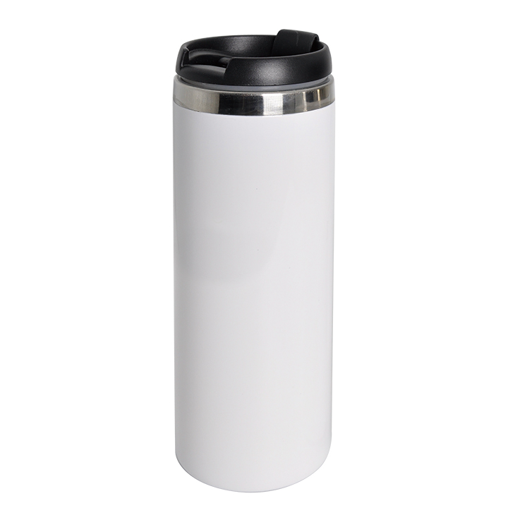 14oz Stainless Steel Bottle,White