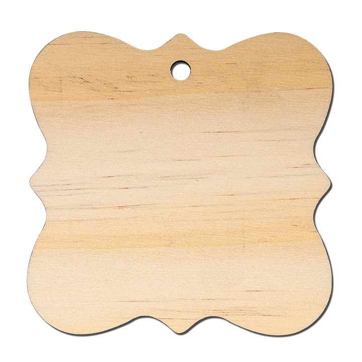 PlyWood Ornament, Prague(Double Sides), available in (75*75*5mm)/(75*75*3mm)
