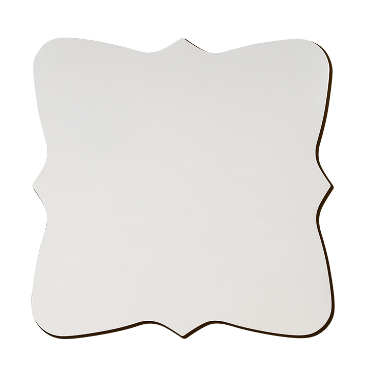 MDF Table Photo Panel, Prague Shape, 5.6''x5.6''x0.2'' (14.2x14.2x0.5 cm)