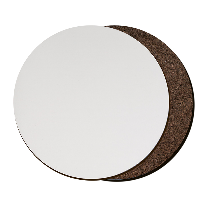 Round MDF Coaster Without Cork, 2 Sizes