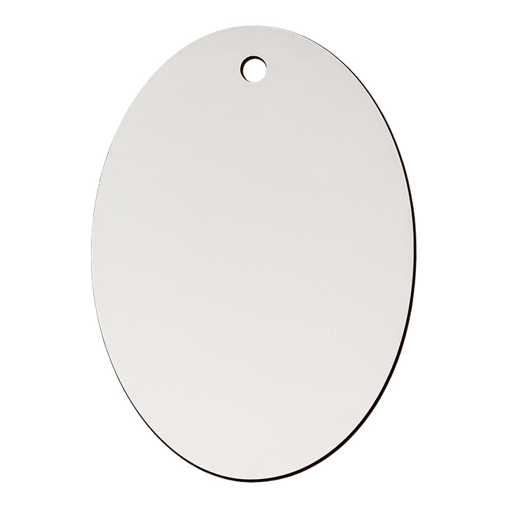 Sublimation MDF Ornament,Oval(5.7x8cm),Thickness:0.3cm