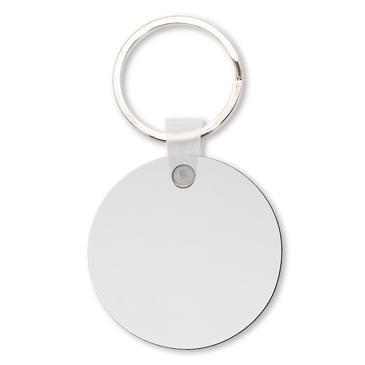 Sublimation MDF Keychain, double-sided printable (Round)