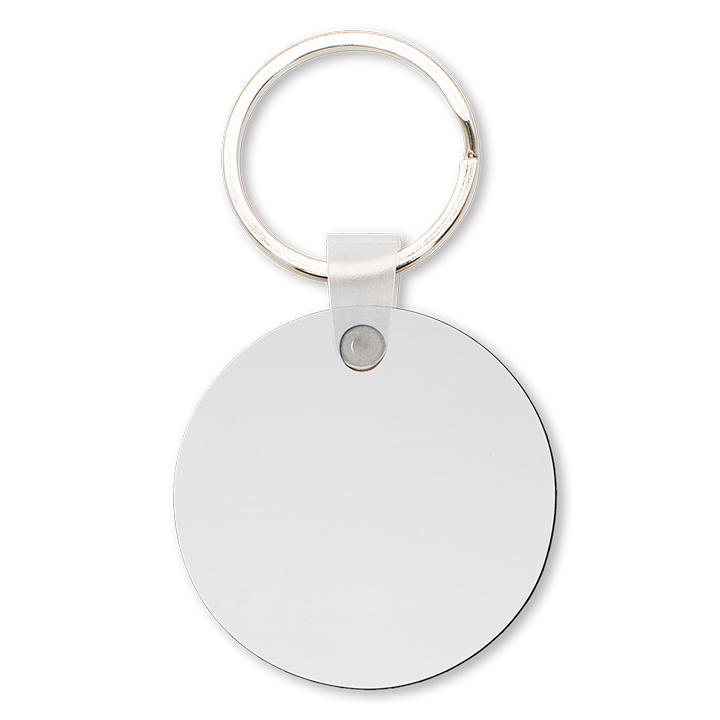 Sublimation MDF Keychain, single-sided printable (Round)