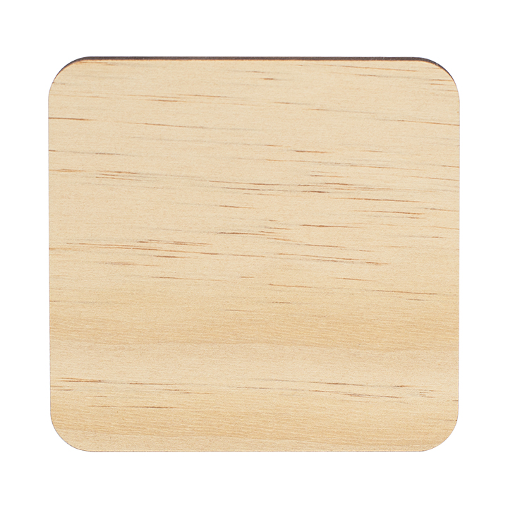 Sublimation PlyWood Coaster, Square Shape, Available in 2 Sizes