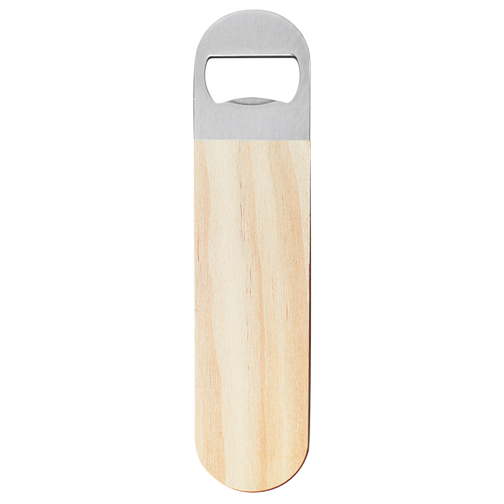 Sublimation Wooden Handle Stainless Steel Opener (17.7*4cm)
