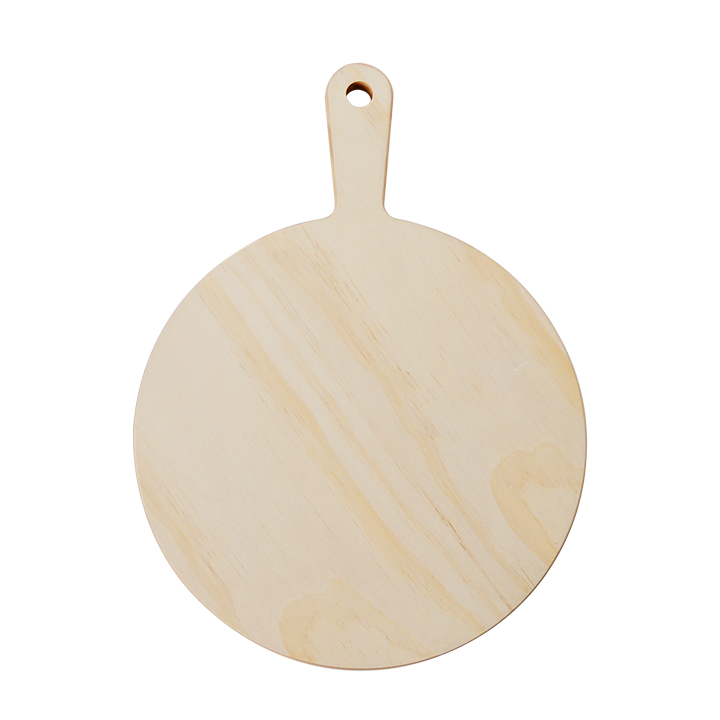 Sublimation Bamboo Pizza Board with Handle,Round, Available in 3 Sizes