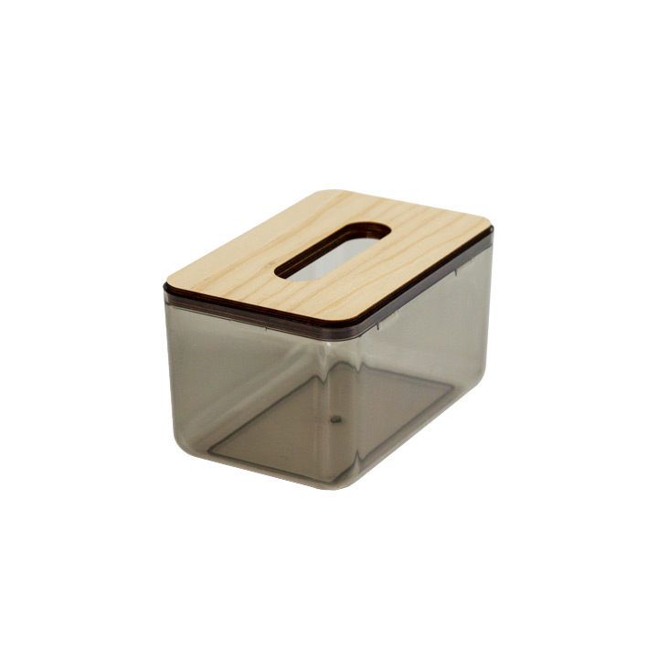 Plastic Tissue Box with 5mm Sublimation PlyWood Panel(12*18*H9cm)