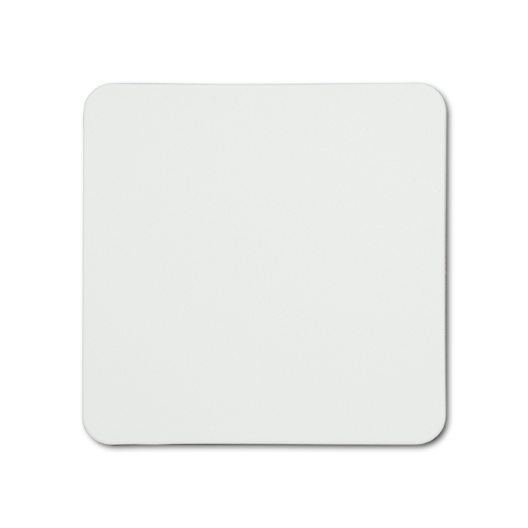8.9cm Polymer Coaster w/ Cork,Square(Matte)